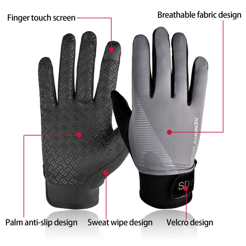 YHT Workout Gloves, Full Palm Protection & Extra Grip, Gym Gloves for Weight Lifting, Training, Fitness, Exercise (Men & Women) - Image 5